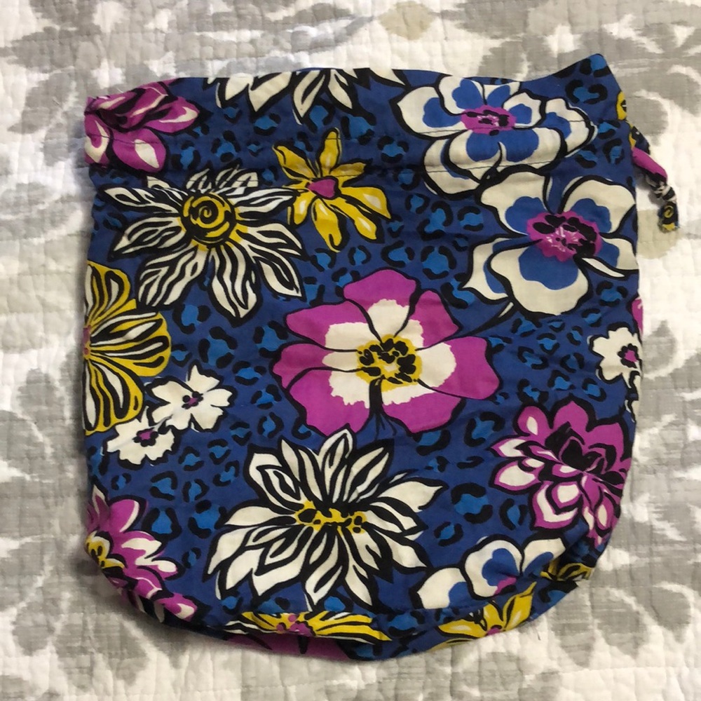 African violets Vera Bradley ditty bag
